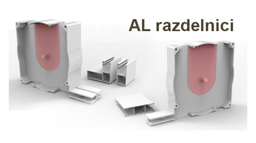 Aluroll NOV PROIZVOD U PONUDI - Aluminijumski razdelnici za termo kutije