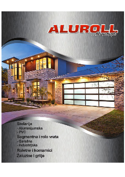 Katalog PVC i ALU Stolarije