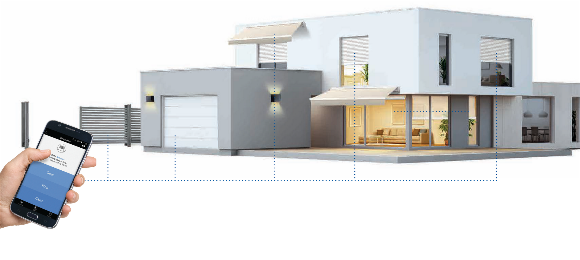 smart home garazna vrata